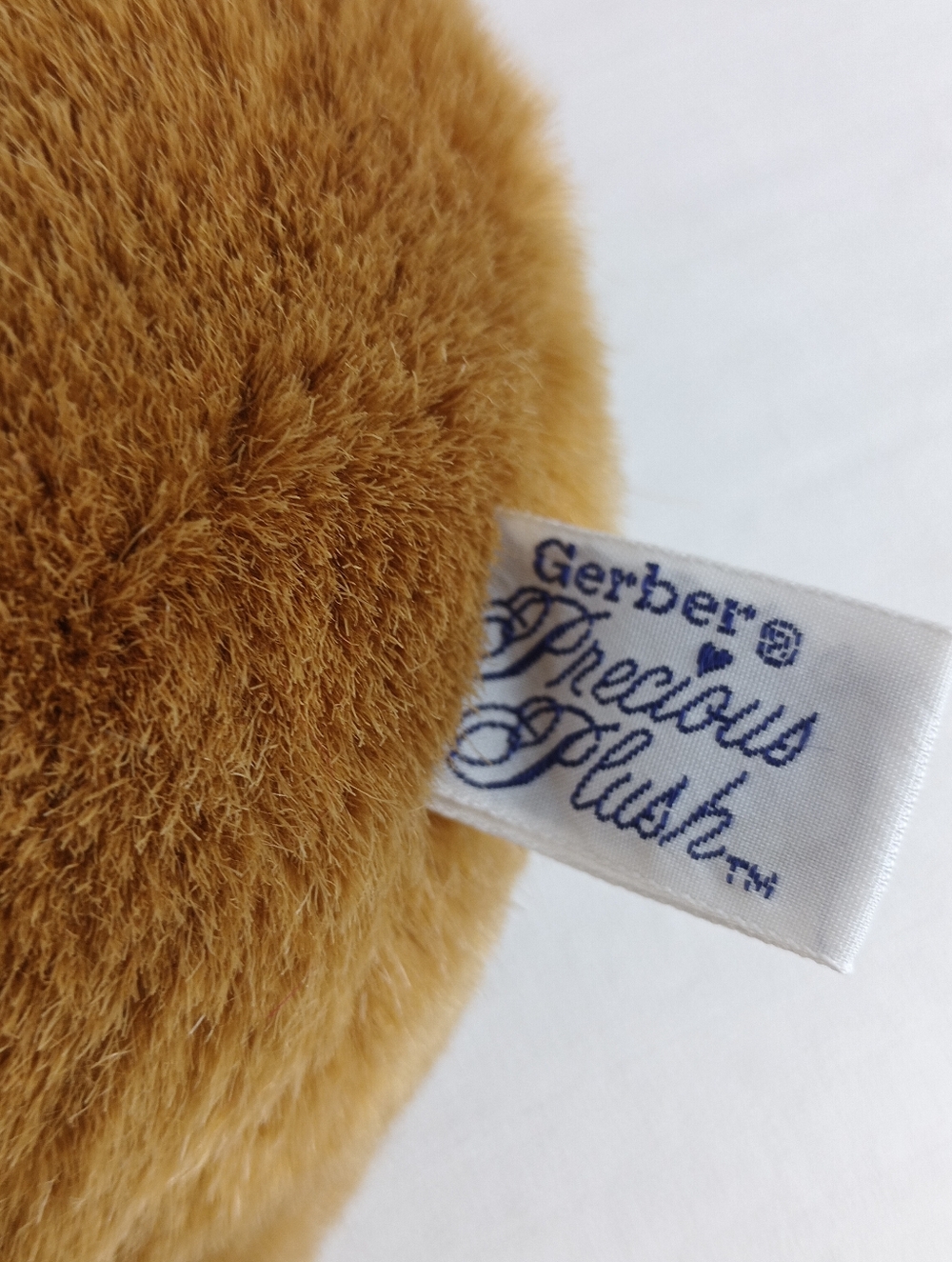 VTG Gerber Presious 12" teddy bear stuffed Animal plush Brown soft - Picture 13 of 16